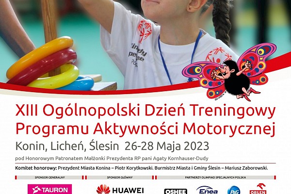 XIII Ogólnopolski Dzień Treningowy Programu Treningu Aktywności Motorycznej Olimpiad Specjalnych Konin/ Licheń/ Ślesin 2023